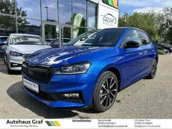 Raceblau metallic Gebraucht 2024 Skoda Fabia Monte Carlo Kleinwagen | 26.990 € (Teuer)
