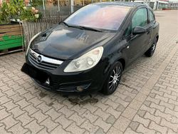 Schwarz Gebraucht 2007 Opel Corsa Kleinwagen | 999 € (Guter Preis)
