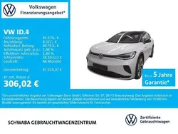 Gletscherweiß metallic Gebraucht 2024 VW ID.4 GTX SUV | 45.270 € (Superpreis)