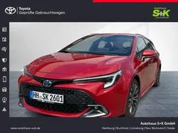 Karminarot metallic (rot) Gebraucht 2025 Toyota Corolla Kombi | 36.790 € (Teuer)