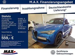 Colore esterno blu misano Gebraucht 2023 Alfa Romeo Stelvio Quadrifoglio SUV | 54.989 € (Fairer Preis)