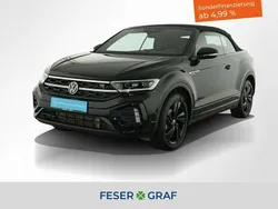 Deep black perleffekt schwarz Gebraucht 2024 VW T-Roc Cabriolet R-line Cabrio | 32.840 € (Guter Preis)