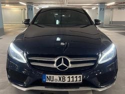 Blau Gebraucht 2018 Mercedes C220 AMG line Limousine | 18.900 € (Guter Preis)