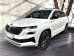 Moonweiss metallic Gebraucht 2022 Skoda Karoq SportLine SUV | 35.400 € (Fairer Preis)