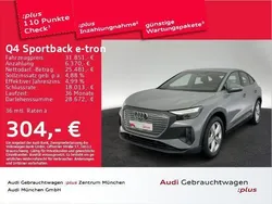 Grau Gebraucht 2023 Audi Q4 Sportback e-tron SUV | 31.851 € (Superpreis)