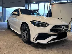 Weiß Gebraucht 2022 Mercedes C300 AMG line Limousine | 47.500 € (Teuer)