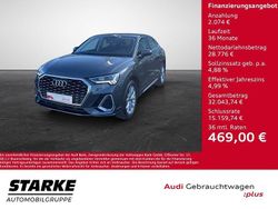 Grau Gebraucht 2022 Audi Q3 Sportback S-Line SUV | 30.850 € (Guter Preis)