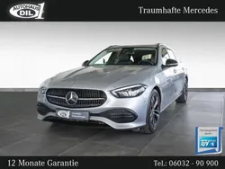 Silber (hightechsilber metalliclack) Gebraucht 2022 Mercedes C220 Kombi | 30.850 € (Fairer Preis)