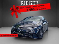 Metalliclack obsidianschwarz (metallic) Gebraucht 2023 Mercedes EQE350 AMG Limousine | 49.599 € (Fairer Preis)