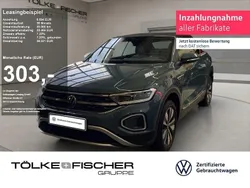 Blau Gebraucht 2024 VW T-Roc Cabriolet Move Cabrio | 32.979 € (Etwas zu teuer)