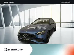 Metalliclack spektralblau Gebraucht 2024 Mercedes C300e Advanced Plus Kombi | 46.886 € (Etwas zu teuer)