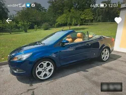 Blau Gebraucht 2010 Ford Focus Cabriolet Cabrio | 6.500 € (Etwas zu teuer)