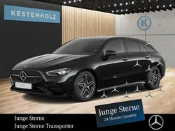 Metalliclack kosmosschwarz Gebraucht 2024 Mercedes CLA250e Shooting Brake AMG Kombi | 36.388 € (Etwas zu teuer)