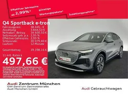 Grau Gebraucht 2023 Audi Q4 Sportback e-tron S-Line SUV | 38.445 € (Fairer Preis)