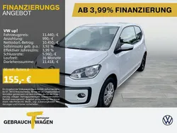 Weiß Gebraucht 2021 VW up! R Kleinwagen | 11.440 € (Fairer Preis)