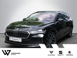 Ebony schwarz metallic Gebraucht 2024 Skoda Superb LAURIN & KLEMENT Kombi | 45.490 € (Teuer)
