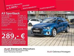 Blau Gebraucht 2022 Audi A3 Sportback e-tron Performance Kleinwagen | 24.489 € (Fairer Preis)
