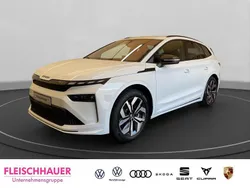 Weiß Neu 2025 Skoda Enyaq iV SportLine SUV | 52.990 € (Etwas zu teuer)