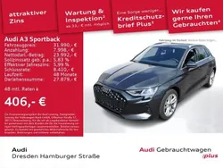 Grau Gebraucht 2024 Audi A3 Sportback S-Line Limousine | 31.990 € (Guter Preis)