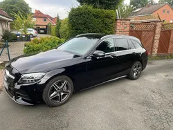 Schwarz Gebraucht 2019 Mercedes C220 AMG line Kombi | 25.900 € (Teuer)