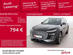 Mythosschwarz metallic Gebraucht 2025 Audi Q6 e-tron Ambiente SUV | 74.900 € (Fairer Preis)