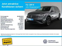 Grau / platinum grey Gebraucht 2024 VW Tiguan Allspace Move SUV | 38.383 € (Fairer Preis)