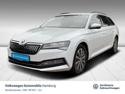 2y moonweiss metallic Gebraucht 2022 Skoda Superb Ambition Kombi | 27.333 € (Fairer Preis)