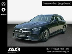 Schwarz Gebraucht 2023 Mercedes C200 AMG Kombi | 39.800 € (Fairer Preis)
