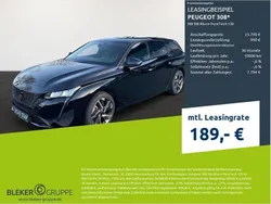 Perlaneraschwarz Gebraucht 2024 Peugeot 308 Allure Kombi | 25.790 € (Guter Preis)