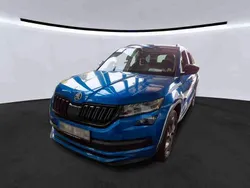 Raceblau metallic Gebraucht 2020 Skoda Kodiaq SportLine SUV | 23.590 € (Fairer Preis)