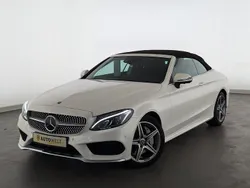 Weiß Gebraucht 2018 Mercedes C400 AMG line Cabrio | 38.960 € (Fairer Preis)