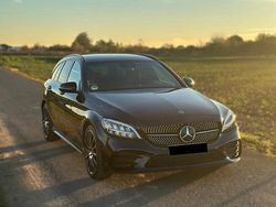 Blau Gebraucht 2018 Mercedes C200 AMG Kombi | 29.999 €
