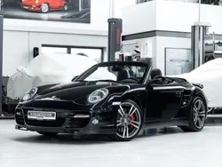 Basaltschwarzmetallic Gebraucht 2010 Porsche 911 Turbo Cabriolet Cabrio | 109.890 € (Teuer)