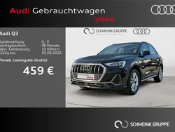 Mythosschwarz metallic Gebraucht 2024 Audi Q3 S-Line SUV | 39.880 € (Guter Preis)