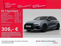 Kemoragrau metallic Gebraucht 2024 Audi RS3 Sportback Ambiente Kleinwagen | 62.363 € (Teuer)