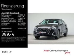 Mythosschwarz metallic (metallic) Gebraucht 2022 Audi Q3 S-Line SUV | 32.888 € (Guter Preis)