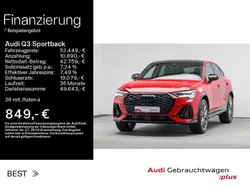 Progressivrot metallic Gebraucht 2024 Audi Q3 Sportback S-Line SUV | 53.449 € (Etwas zu teuer)