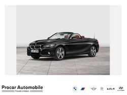 Schwarz Gebraucht 2018 BMW 220 Sport Line Cabrio | 27.890 € (Teuer)
