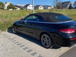 Schwarz Gebraucht 2020 Mercedes C200 AMG Cabrio | 32.500 € (Fairer Preis)