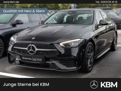 Lack obsidianschwarz Gebraucht 2024 Mercedes C300 AMG Limousine | 50.420 € (Etwas zu teuer)