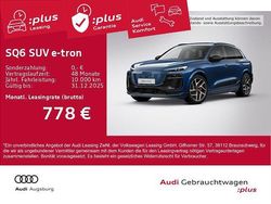 Ascariblau metallic Gebraucht 2024 Audi SQ6 e-tron Sport SUV | 80.590 € (Fairer Preis)