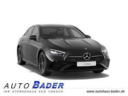 Schwarz Gebraucht 2024 Mercedes A200 AMG Line Premium Limousine | 34.900 € (Teuer)