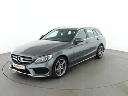 Grau Gebraucht 2017 Mercedes C180 AMG line Kombi | 21.260 € (Teuer)