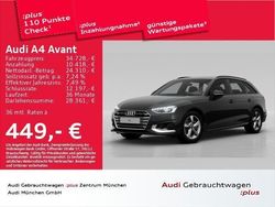 Mythosschwarz metallic Gebraucht 2024 Audi A4 Advanced Plus Kombi | 38.712 € (Teuer)