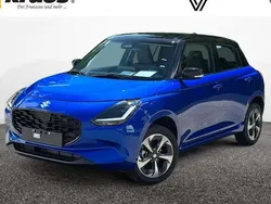 Frontier blue pearl metallic / super black pearl metallic Gebraucht 2025 Suzuki Swift Comfort+ Kleinwagen | 21.277 € (Fairer Preis)