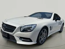 Designo diamantweiß metallic Gebraucht 2014 Mercedes SL500 AMG Cabrio | 51.989 € (Teuer)
