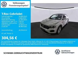 Silber Gebraucht 2021 VW T-Roc Cabriolet Style Cabrio | 24.890 € (Guter Preis)