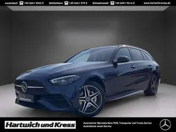 Lack sodalithblau Gebraucht 2023 Mercedes C300e AMG line Kombi | 41.390 € (Guter Preis)