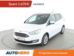 Weiß Gebraucht 2018 Ford Grand C-Max Titanium Van / Kleinbus | 13.290 € (Fairer Preis)