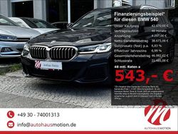 Black sapphire metallic Gebraucht 2021 BMW 540 M Sport Kombi | 42.970 € (Fairer Preis)